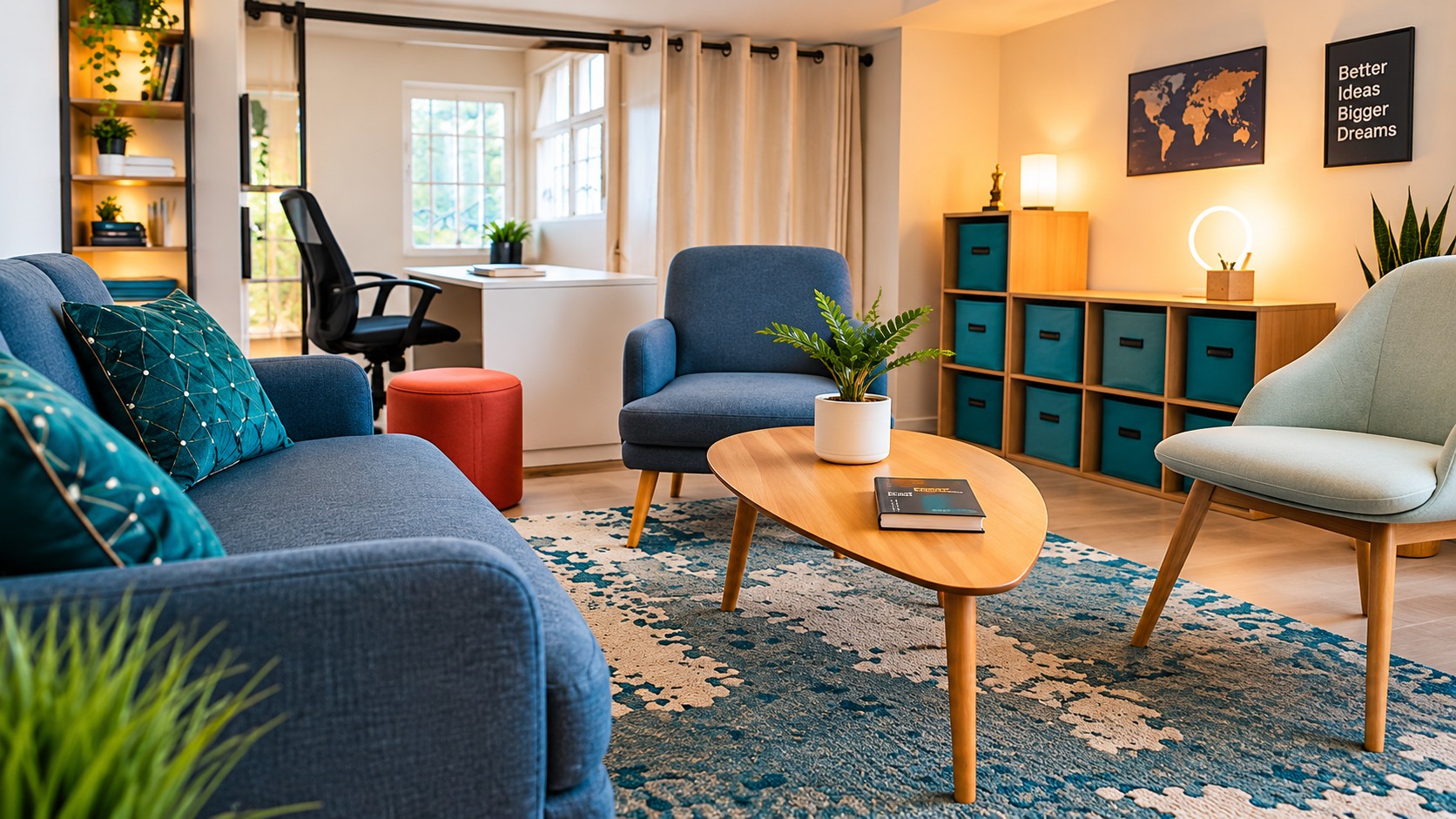 Espace intérieur chaleureux de la librairie Une Autre Lecture